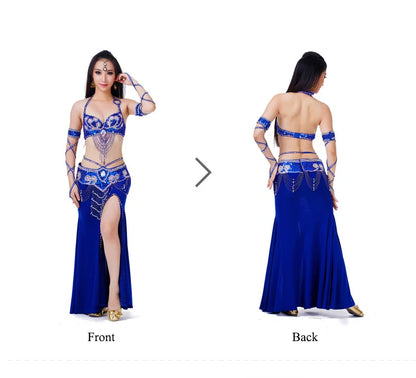 Belly Dance Beaded Bra & Belt Set