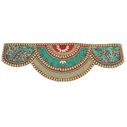 Gypsy Tribal Ethnic Elastic Corset Belt - Bohemian Embroidered Waist Belt