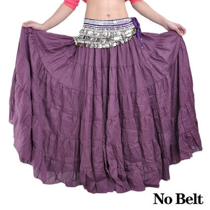 Long Tribal Gypsy Dance Skirt