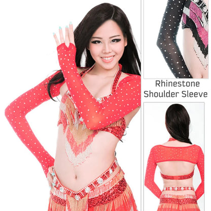 Rhinestone Sleeves - Belly Dance Costume Accessory