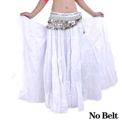 Long Tribal Gypsy Dance Skirt