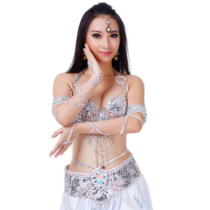 Belly Dance Beaded Bra & Belt Set