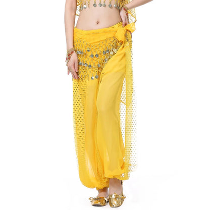 Sparkly Chiffon Harem Pants – Belly Dance Performance Wear