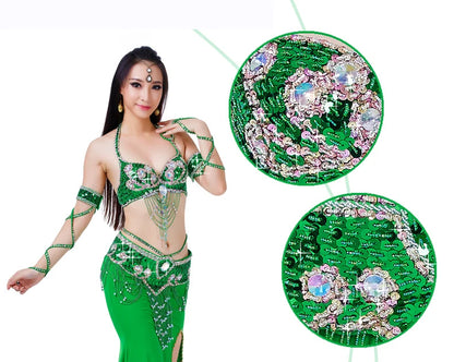 Belly Dance Beaded Bra & Belt Set