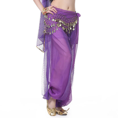 Sparkly Chiffon Harem Pants – Belly Dance Performance Wear