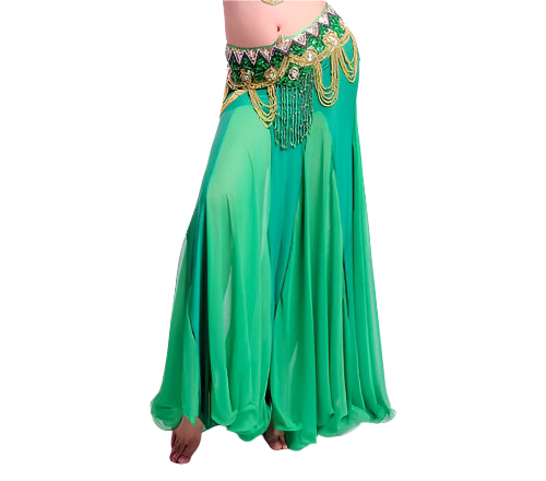 Belly Dance Chiffon Skirt – Flowing Elegance for Every Move!