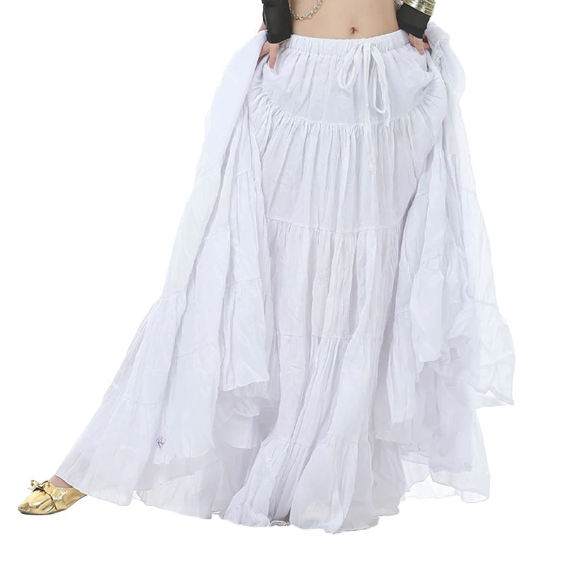 Long Tribal Gypsy Dance Skirt