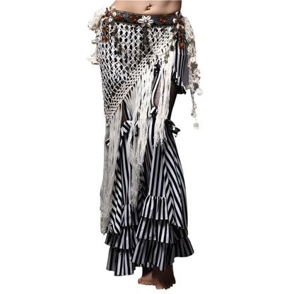 Tribal Dance Costume (3-Piece Set: Top, Hip Belt & Pants)