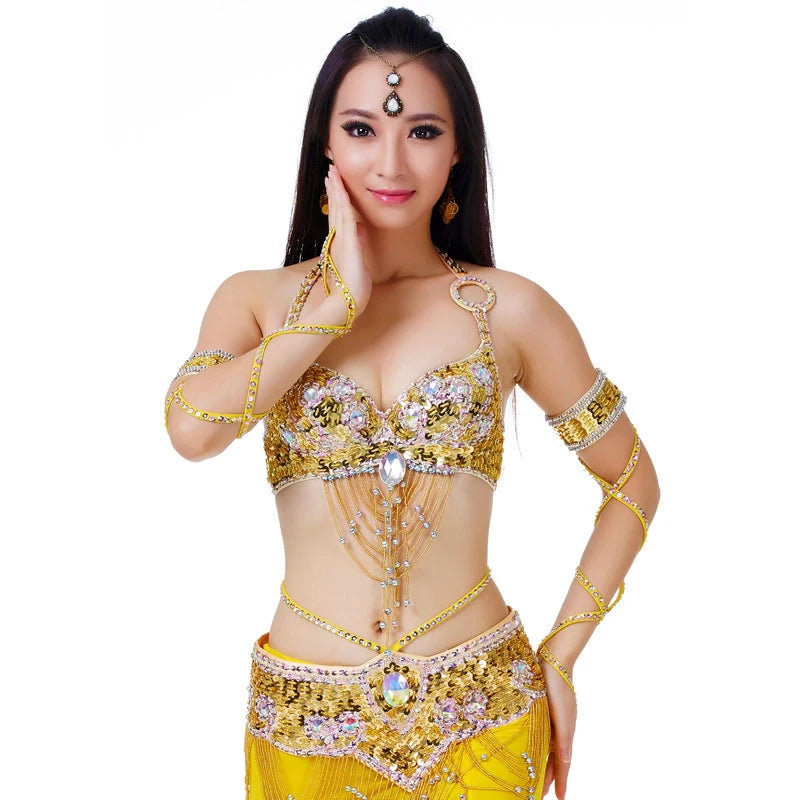 Belly Dance Beaded Bra & Belt Set