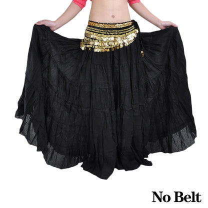 Long Tribal Gypsy Dance Skirt