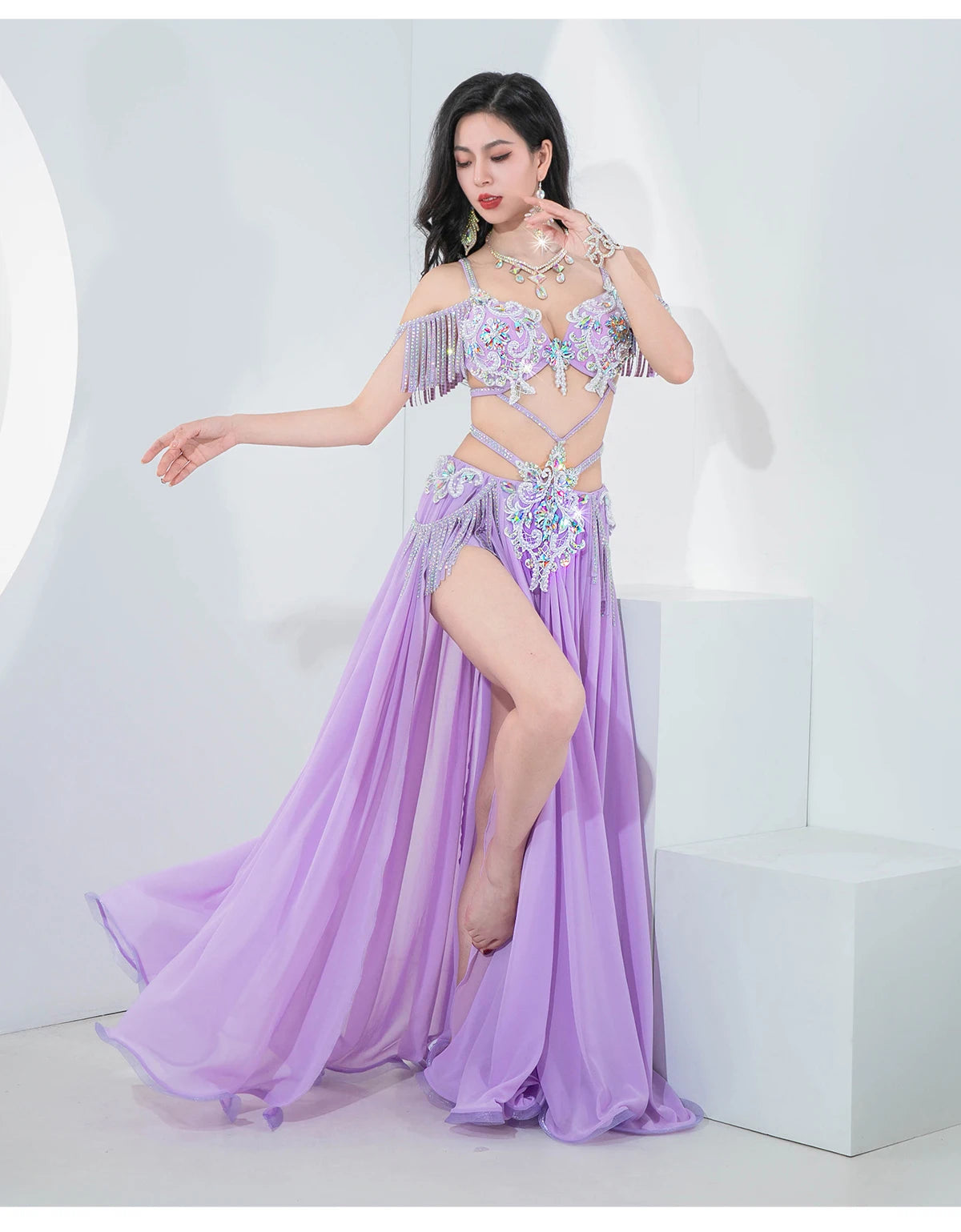 Belly Dance Costume – Bra & Skirt Set