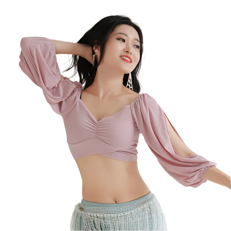 Belly Dance Practice Top – Stretchy Cotton & Spandex Blend