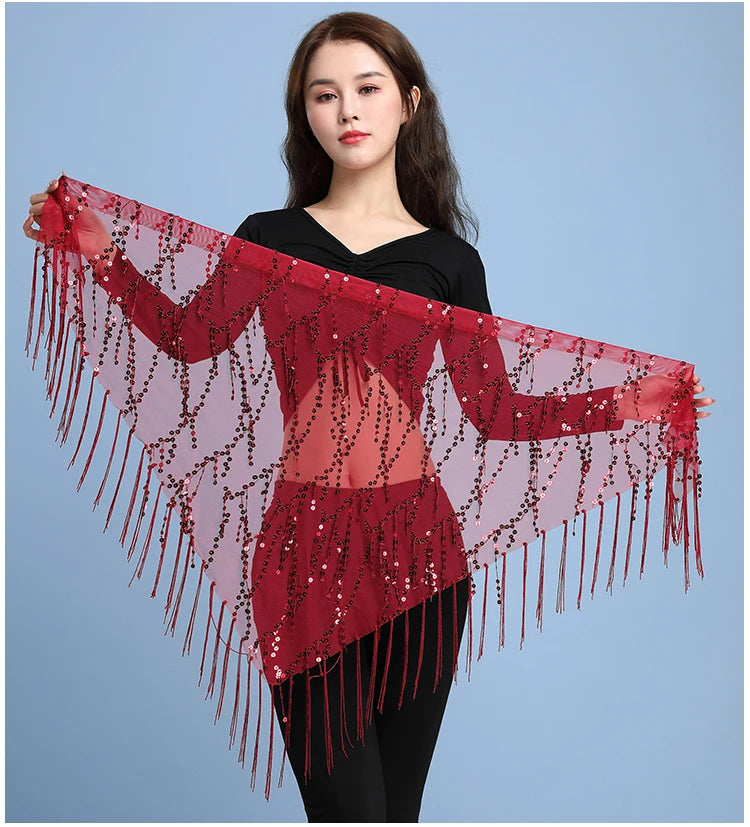 Boho Chic Belly Dance Hip Scarf – 160x75cm