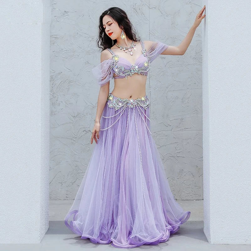 Shimmering Egyptian Belly Dance Costume