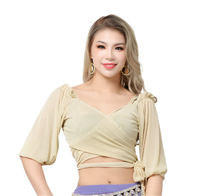 Practice Belly Dance Suit – Half-Sleeve Top & Trousers