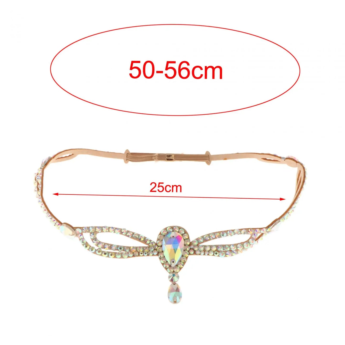 Crown of Elegance - Belly Dance Rhinestone Headpiece