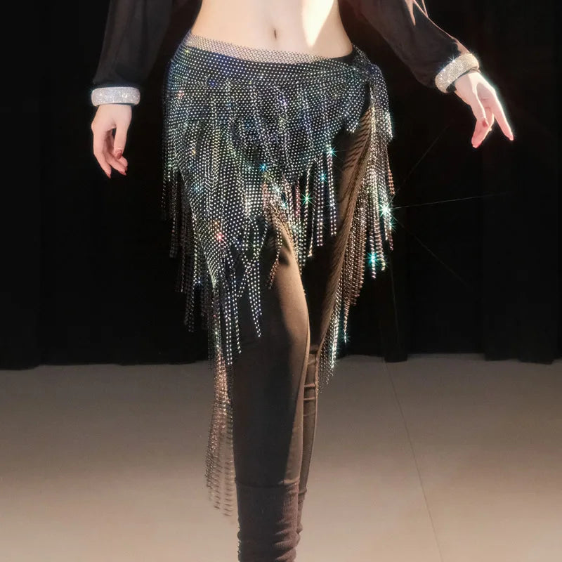 Brilliant Fringe Belly Dance Hip Scarf