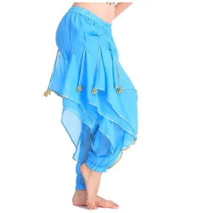 Long Chiffon Belly Dance Harem Pants - Tribal Arabic