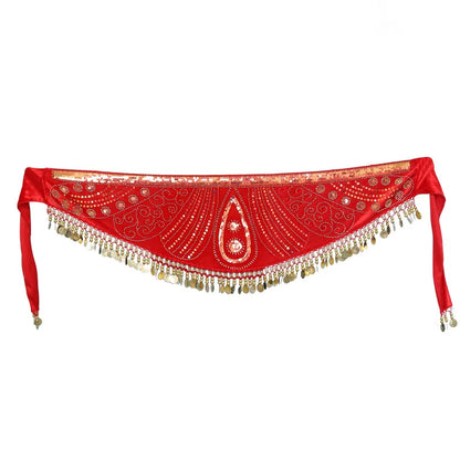 Dance Like a Queen - Embellished Belly Dance Hip Scarf