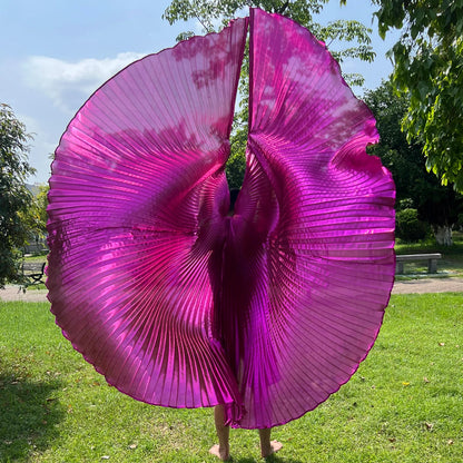 Transparent Iridescent Belly Dance Isis Wings - 300 Degrees