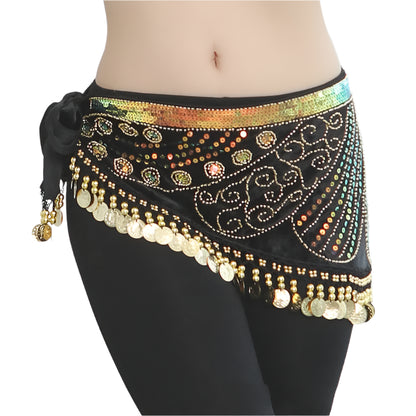 Dance Like a Queen - Embellished Belly Dance Hip Scarf