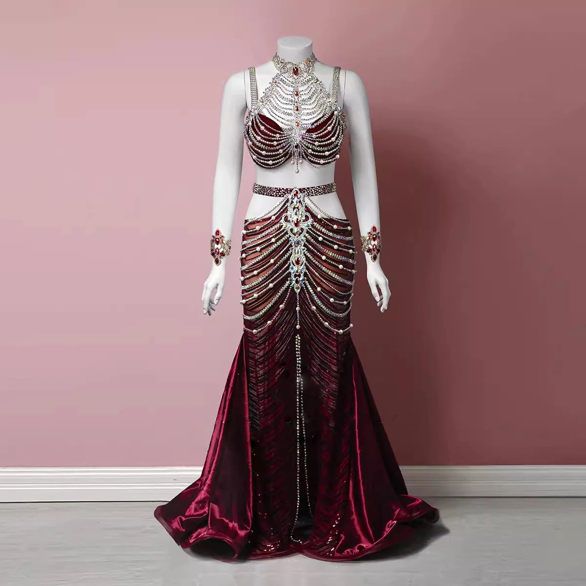 Custom Egyptian Belly Dance Costume - Professional, Made-to-Measure