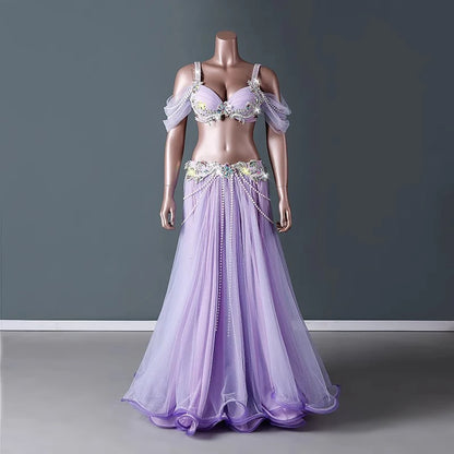 Shimmering Egyptian Belly Dance Costume