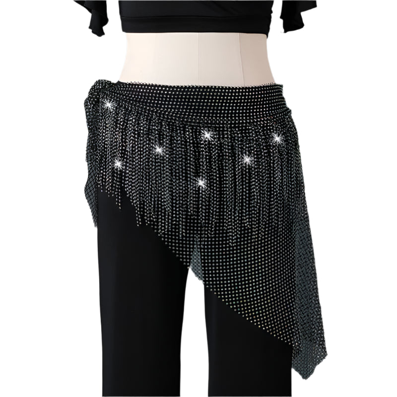 Sparkly Belly Dance Belt – Sparkle in Black, White, or Multi