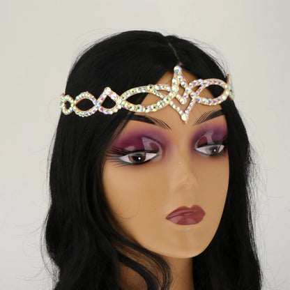 Crown of Elegance - Belly Dance Rhinestone Headpiece