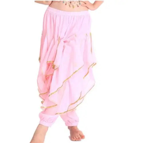 Long Chiffon Belly Dance Harem Pants - Tribal Arabic