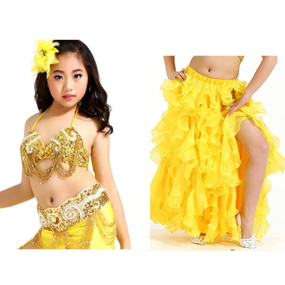 Children’s Belly Dance Costume (Bra, Belt & Optional Skirt)