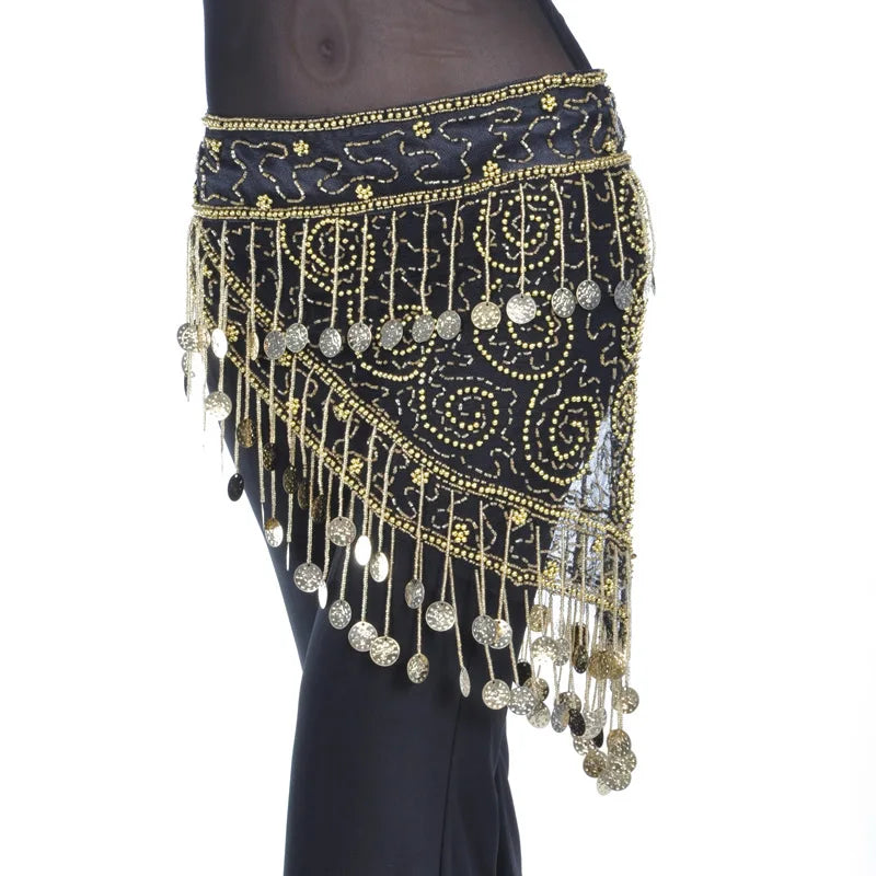 Mesh Belly Dance Hip Scarf