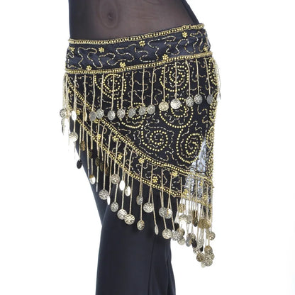 Mesh Belly Dance Hip Scarf