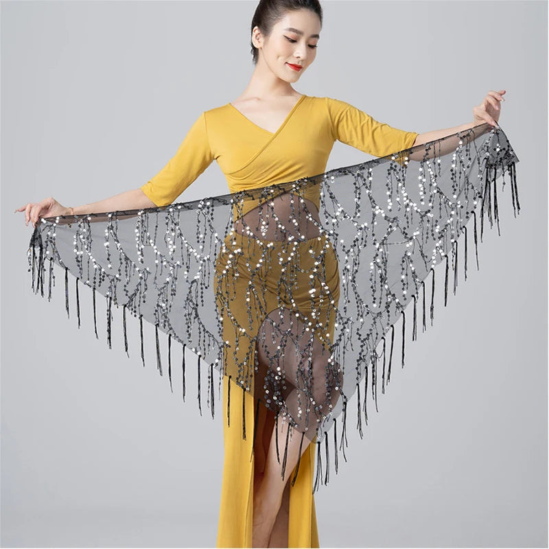 Boho Chic Belly Dance Hip Scarf – 160x75cm