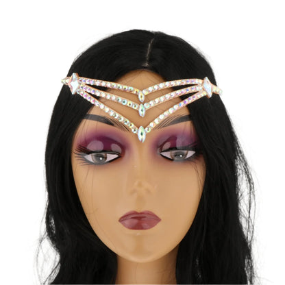 Crown of Elegance - Belly Dance Rhinestone Headpiece