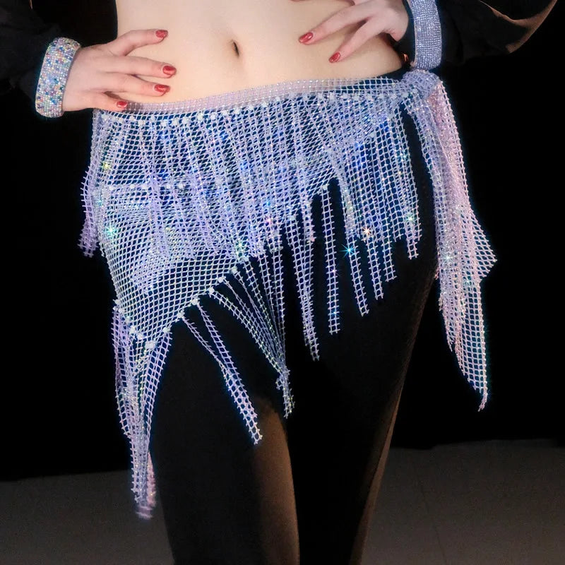 Brilliant Fringe Belly Dance Hip Scarf