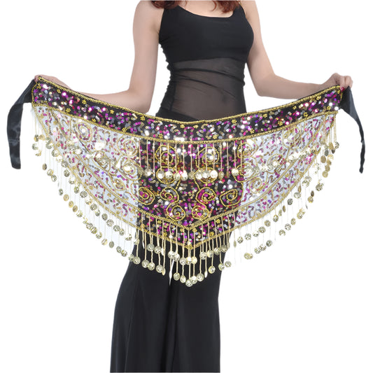 Mesh Belly Dance Hip Scarf