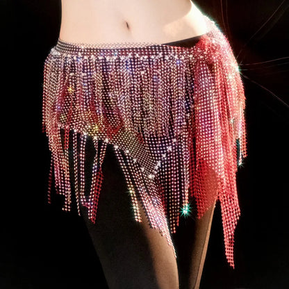 Brilliant Fringe Belly Dance Hip Scarf