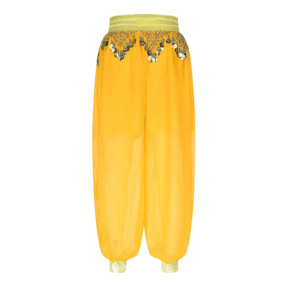 Belly Dance Pants with Beaded Tassels