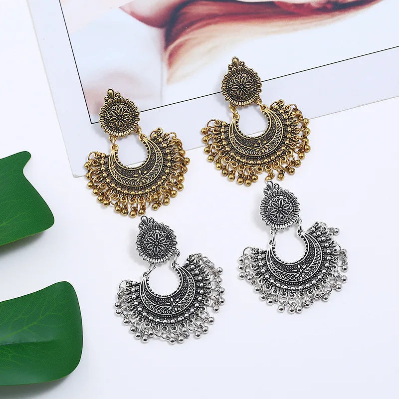 Antique Chandbali Earrings – Timeless Elegance with Every Twirl! 💃✨