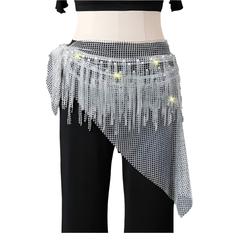 Sparkly Belly Dance Belt – Sparkle in Black, White, or Multi