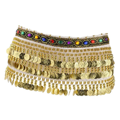 Velvet Belly Dance Hip Scarf – Sparkle, Jingle, and Shine!