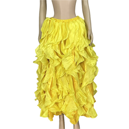 Layered Ruffle Belly Dance Skirt – Dazzle with Every Move!