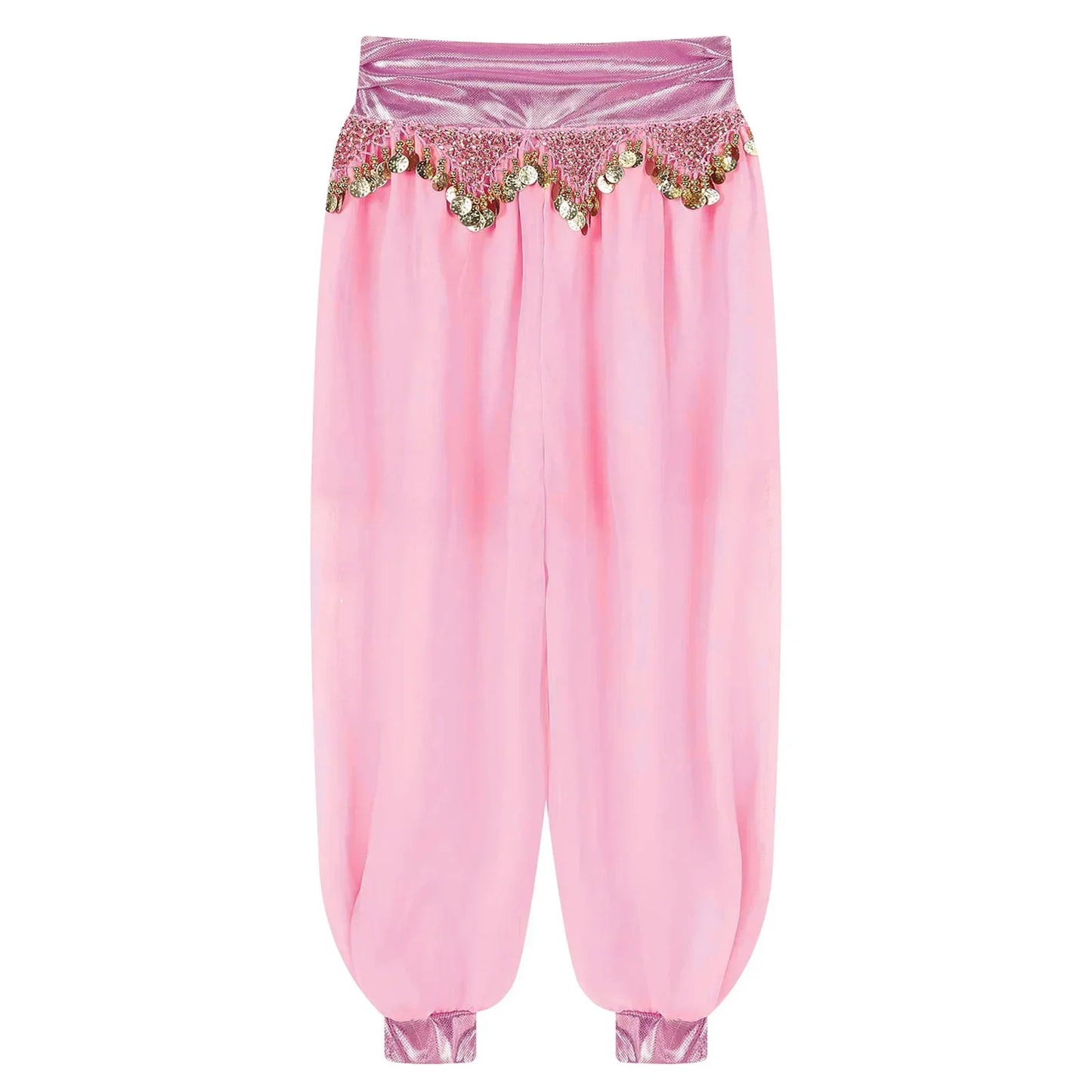 Belly Dance Pants with Beaded Tassels