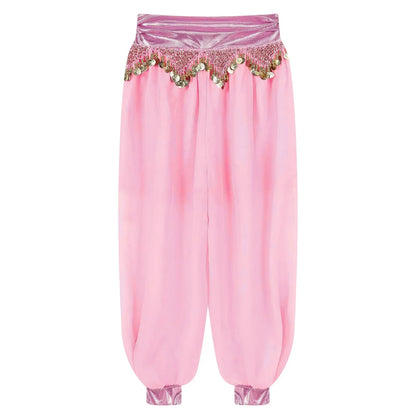 Belly Dance Pants with Beaded Tassels