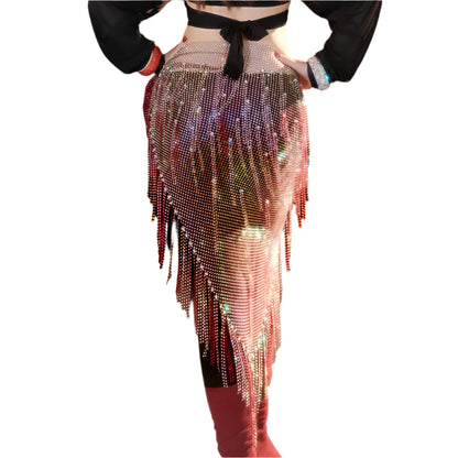 Brilliant Fringe Belly Dance Hip Scarf