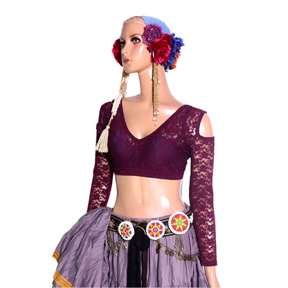 Lace Choli Belly Dance Top