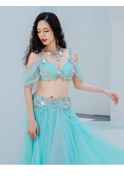 Shimmering Egyptian Belly Dance Costume