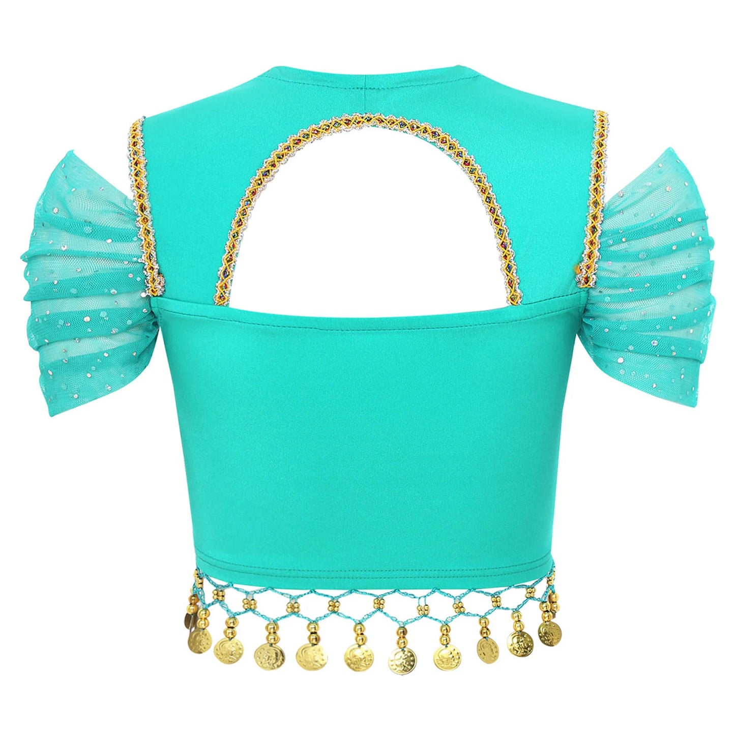 Sparkle, Swing, and Slay - Women’s Belly Dance Crop Top