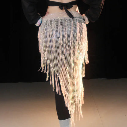 Brilliant Fringe Belly Dance Hip Scarf